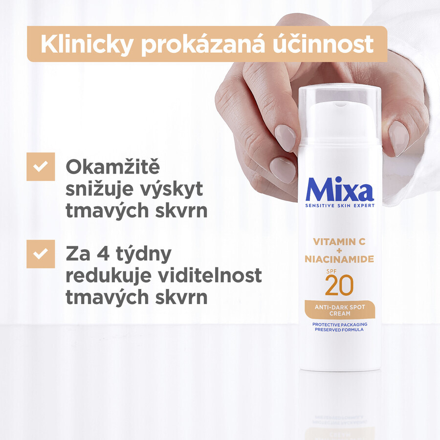 Mixa Anti-Dunkel-Creme SPF 20, 50 ml