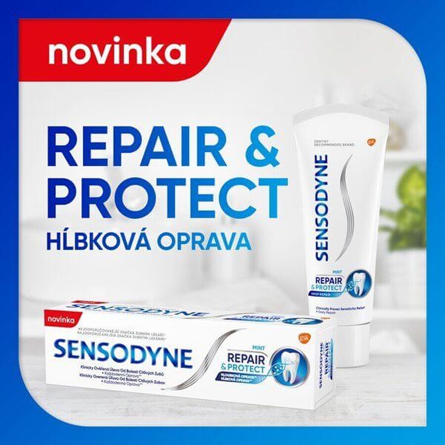 Sensodyne Repair & Protect dentifrice pour dents sensibles 3 x 75 ml