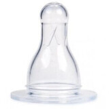 Canpol babies CANPOL round silicone nipple - medium (6m+)