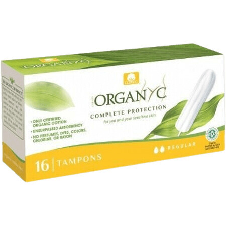 Organyc Regular organic cotton menstrual pads 16 pcs