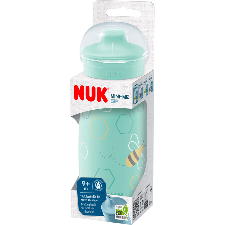 Nuk Plastik Mini-Me SIP grün Flasche 300 ml