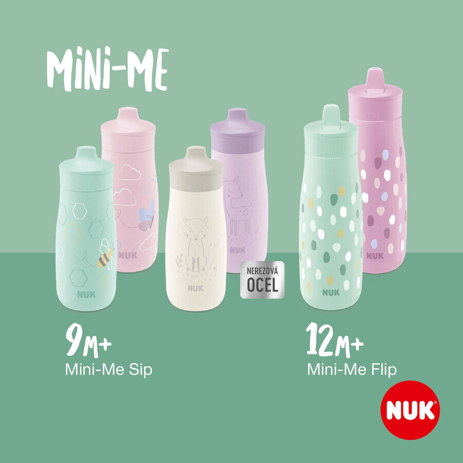 Nuk Plastik Mini-Me SIP grün Flasche 300 ml