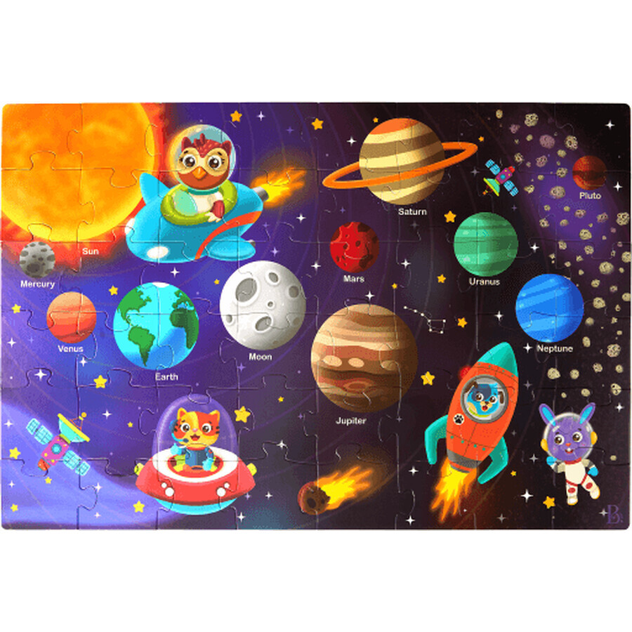 B-Toys Maxi Puzzle - Système solaire 48 pièces