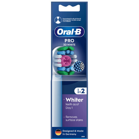 Oral-B Pro 3D White Ersatzköpfe 2 Stück