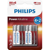 Philips LR6P6BP/10 Batterie 6 pezzi