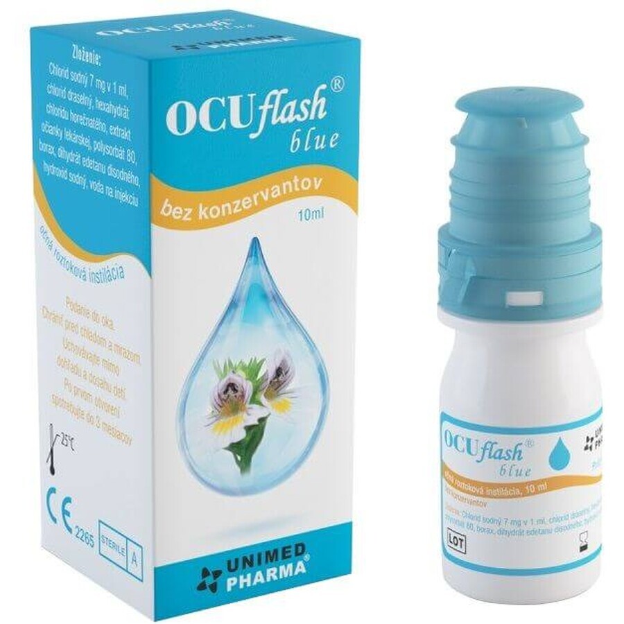 OcuFlash blauwe instillable oogoplossing 10 ml