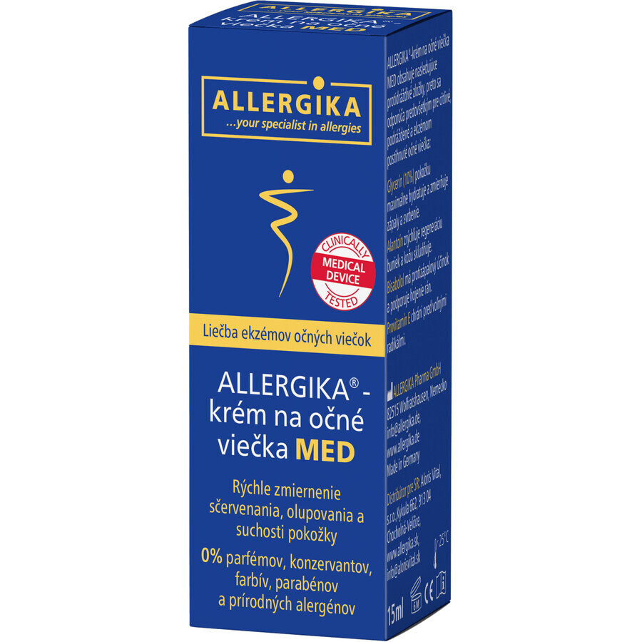 Crema palpebrale Med, 15 ml, Allergika 