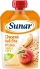 Porridge aux fruits Sunar pêche, pomme, flocons d'avoine 6m+ 120 g