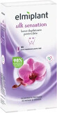 Strisce depilatorie per il viso con olio di seta e orchidea Silk Sensation, 20 strisce+2 tovaglioli, Elmiplant&#160;