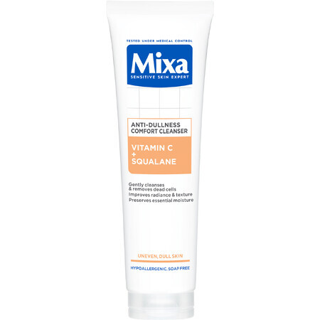 Gel nettoyant Mixa pour les peaux ternes 150 ml