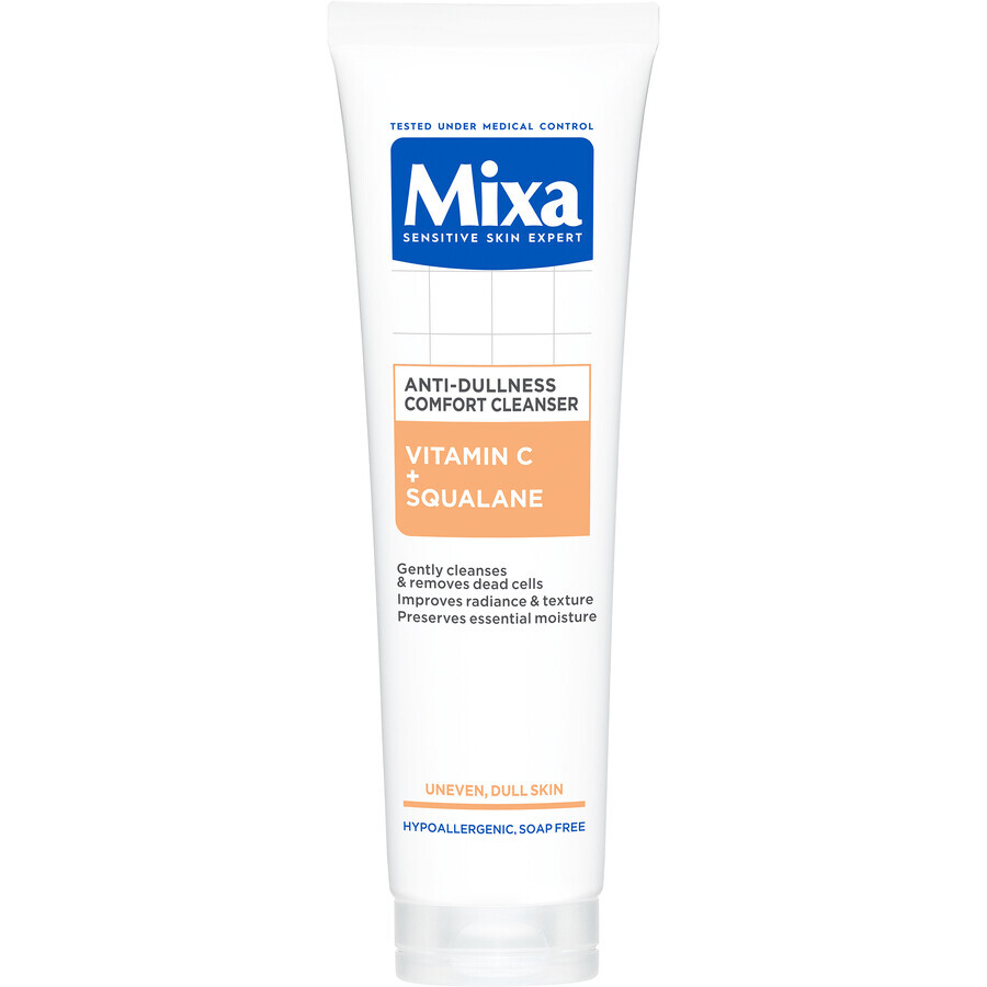 Gel nettoyant Mixa pour les peaux ternes 150 ml