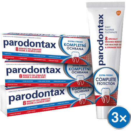 Parodontax Complete Protection extra fresh toothpaste 3 x 75 ml