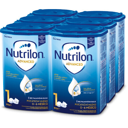 Nutrilon 1 infant milk powder 6 x 800 g