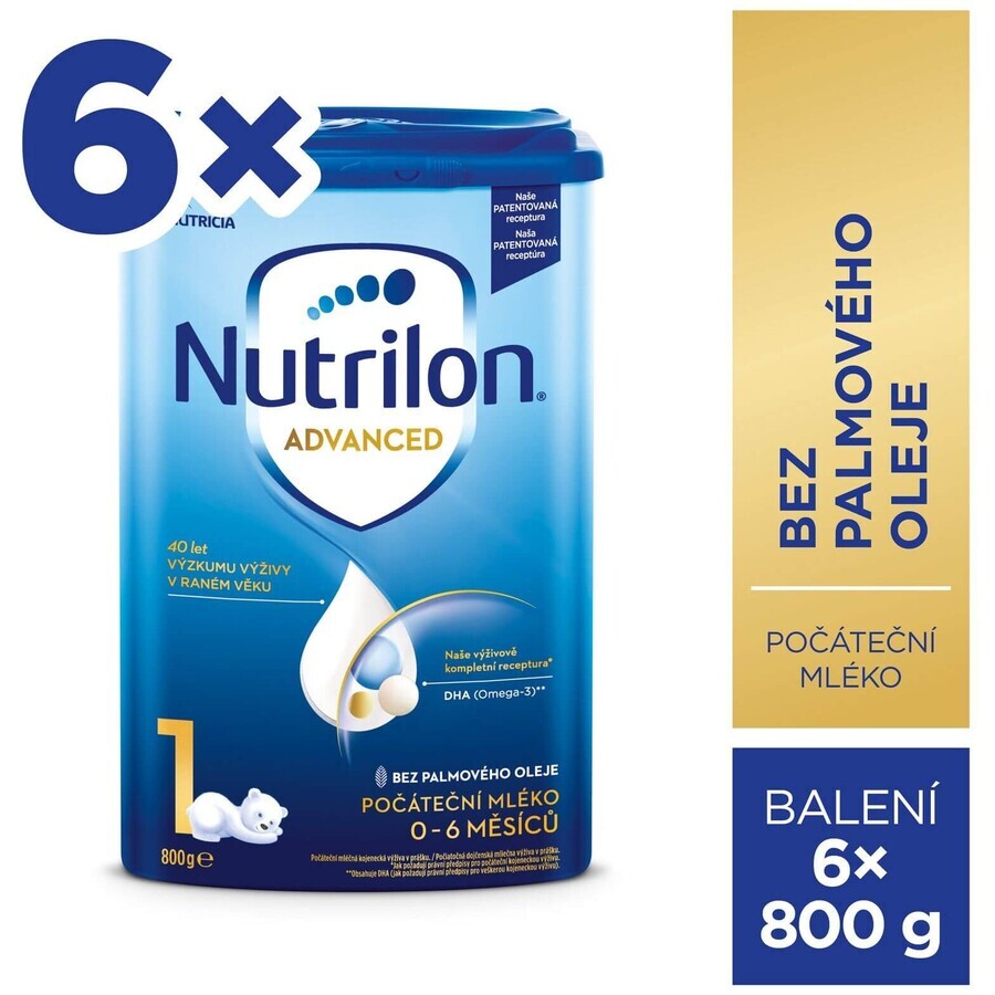 Nutrilon 1 infant milk powder 6 x 800 g