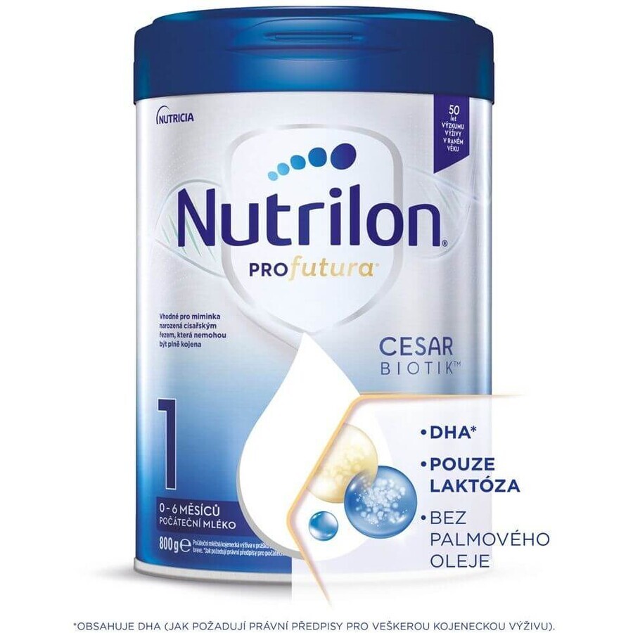 Nutrilon Cesarbiotik™ 1 infant milk from birth 4 x 800 g