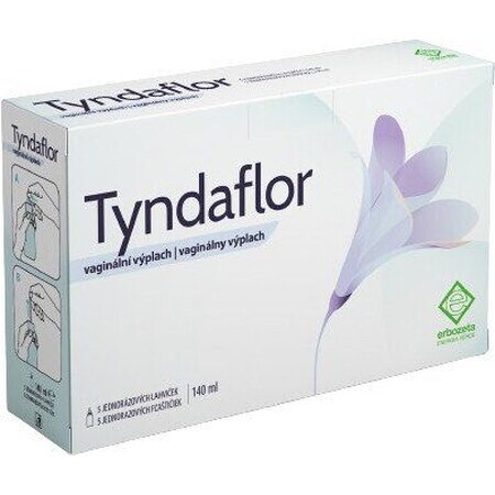 Tyndaflor rinçage vaginal 5 x 140 ml