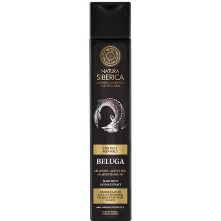 Natura Siberica Men Shampooing activateur contre la chute des cheveux Beluga 250 ml