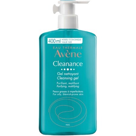 Avène Cleanance Reinigungsgel für empfindliche, zu Akne neigende Haut 400 ml