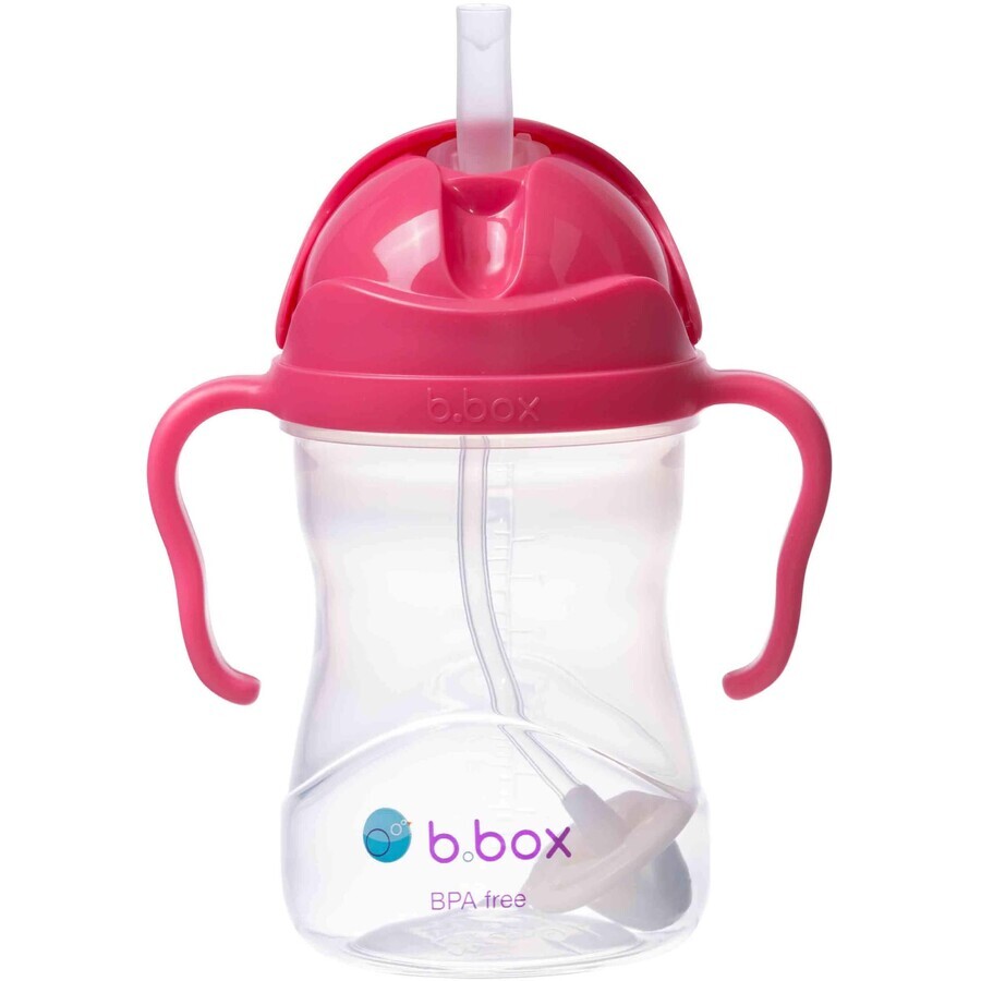 B.box b.box Straw cup raspberry 240 ml