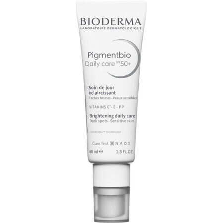 Bioderma Pigmentbio Crème de Jour SPF 50+ contre les taches pigmentaires 40 ml