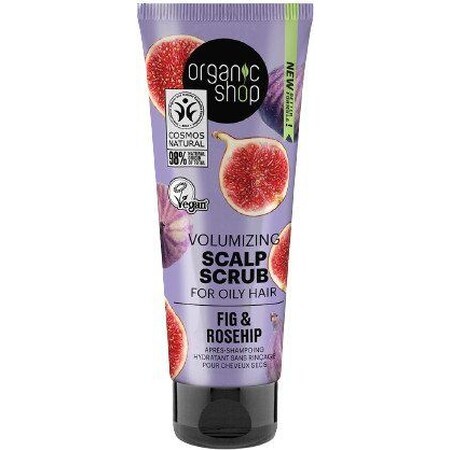 Organic Shop Scrub de curățare pentru scalp gras Smochine și măceșe 75 ml