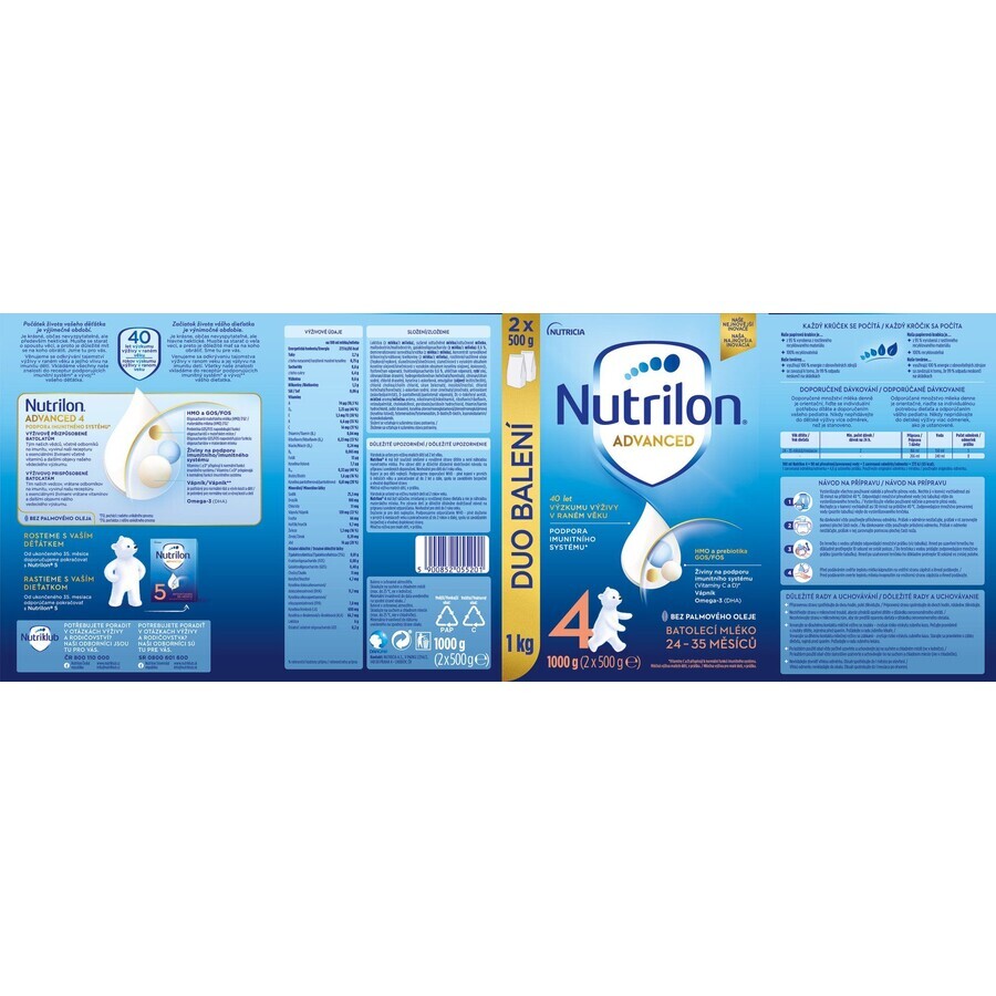 Nutrilon 4 lait pour nourrissons en poudre 1000 g