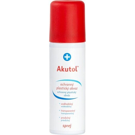 AvePharma Akutol spray pansement protecteur en plastique, spray propulseur 60 ml