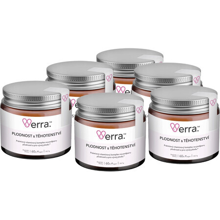 Verra Fertility & Pregnancy Complex Semi-Annual Care, 6 x 60 capsules