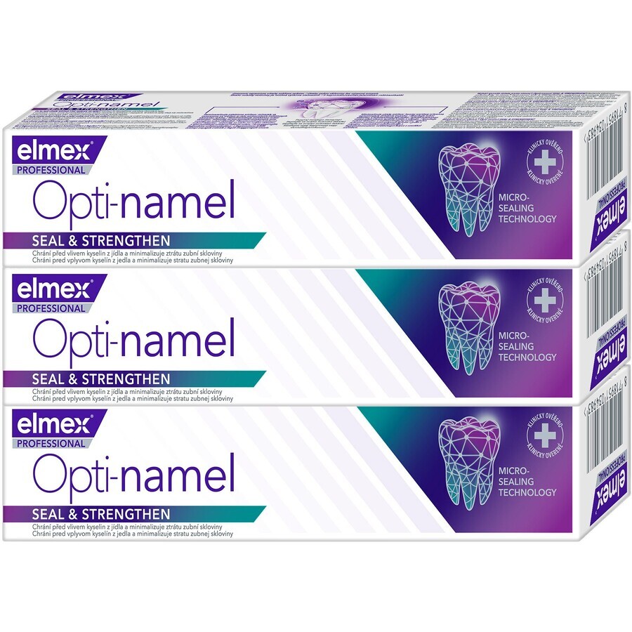 Elmex Opti-Namel Dentífrico Profesional 3 x 75 ml