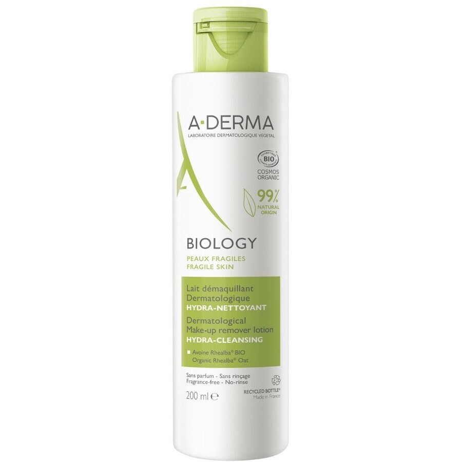 A-Derma BIOLOGY Latte detergente idratante dermatologico 200 ml