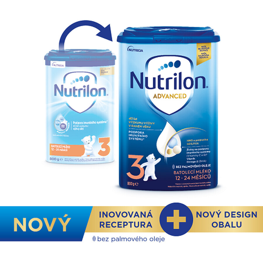 Nutrilon 3 Advanced infant formula 800 g