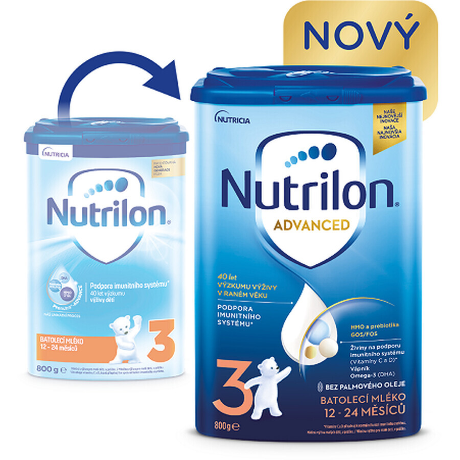 Nutrilon 3 Advanced infant formula 800 g