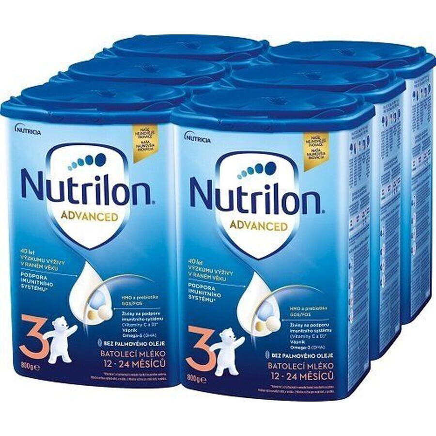 Nutrilon 3 toddler milk infant milk powder 6 x 800 g