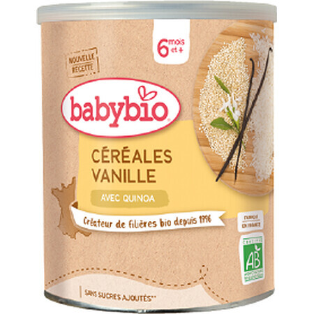 Babybio Organic dairy-free porridge with vanilla and quinoa 220 g