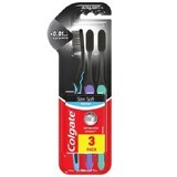 Tandenborstel Colgate Slim Soft Charcoal trio 3 stuks