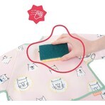 Badabulle bib bib with sleeves Soft pink