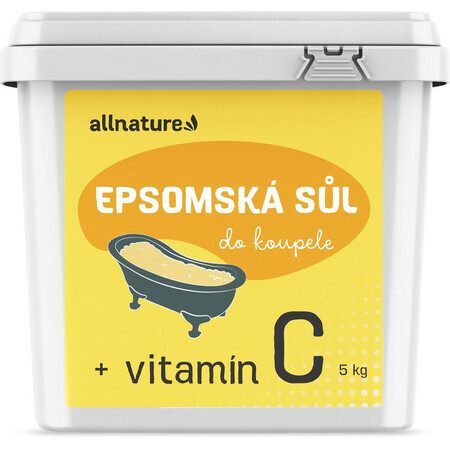 Allnature Salt Epsom Vitamin C 5 kg