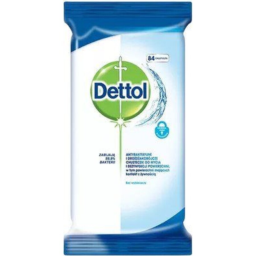 Dettol Lingettes antibactériennes pour surfaces 80 pcs