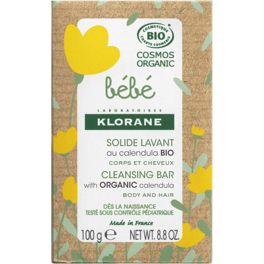 Klorane Sanfte Seife mit Bio-Calendula 100 g