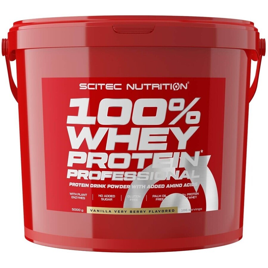 Scitec Nutrition 100% Whey Protein Professional vanilla / blueberry 5000 g