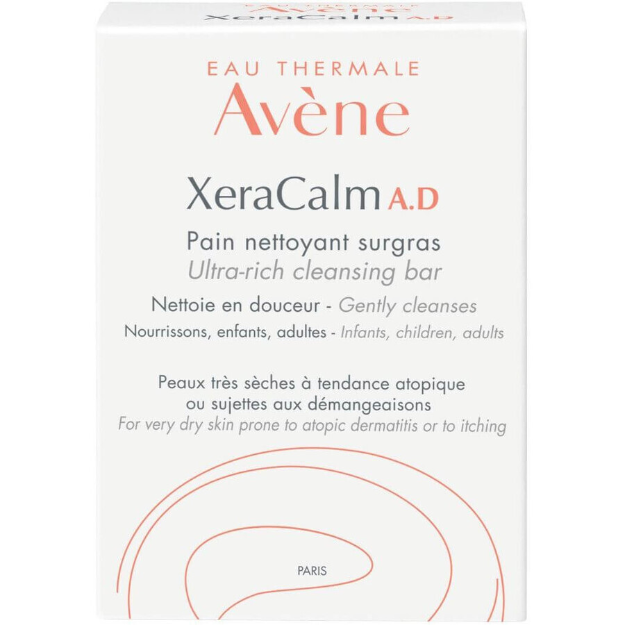 Avène XERACALM A.D PAIN NETTOYANT SURGRAS ultra nourishing cleansing cube 100 g