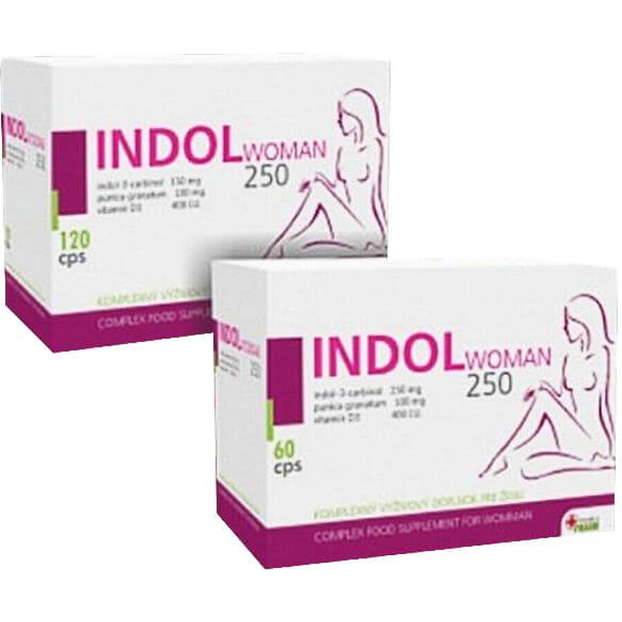 Indol WOMAN 250 ACTION 180 gélules