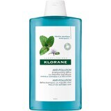 Shampooing Klorane à la menthe aquatique bio - pour les cheveux exposés à l'air pollué 400 ml