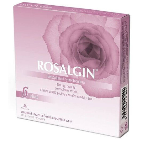 Rosalgin granulés pour solution vaginale 6 x 500 mg