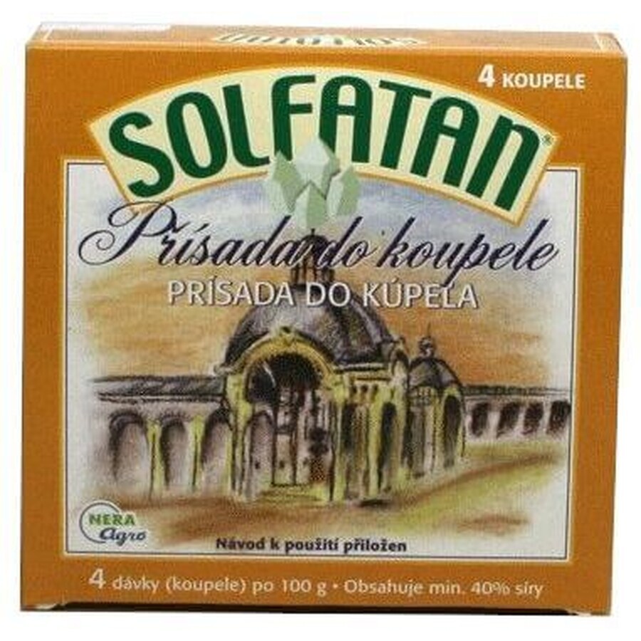 Solfatan additif pour le bain en poudre 4 x 100 g