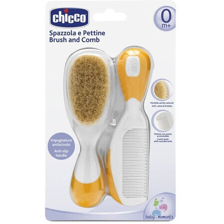 Brosse à dents et peigne Chicco - orange