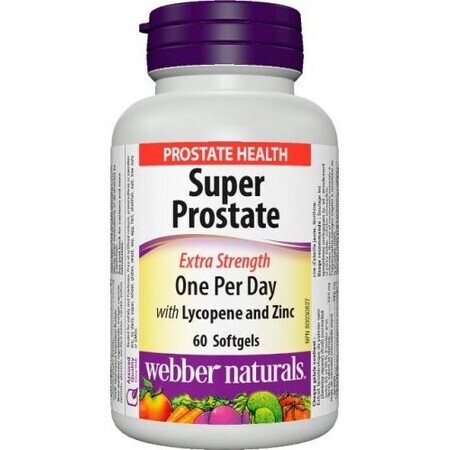 Webber Naturals Super Prostate 60 cps 60 capsules