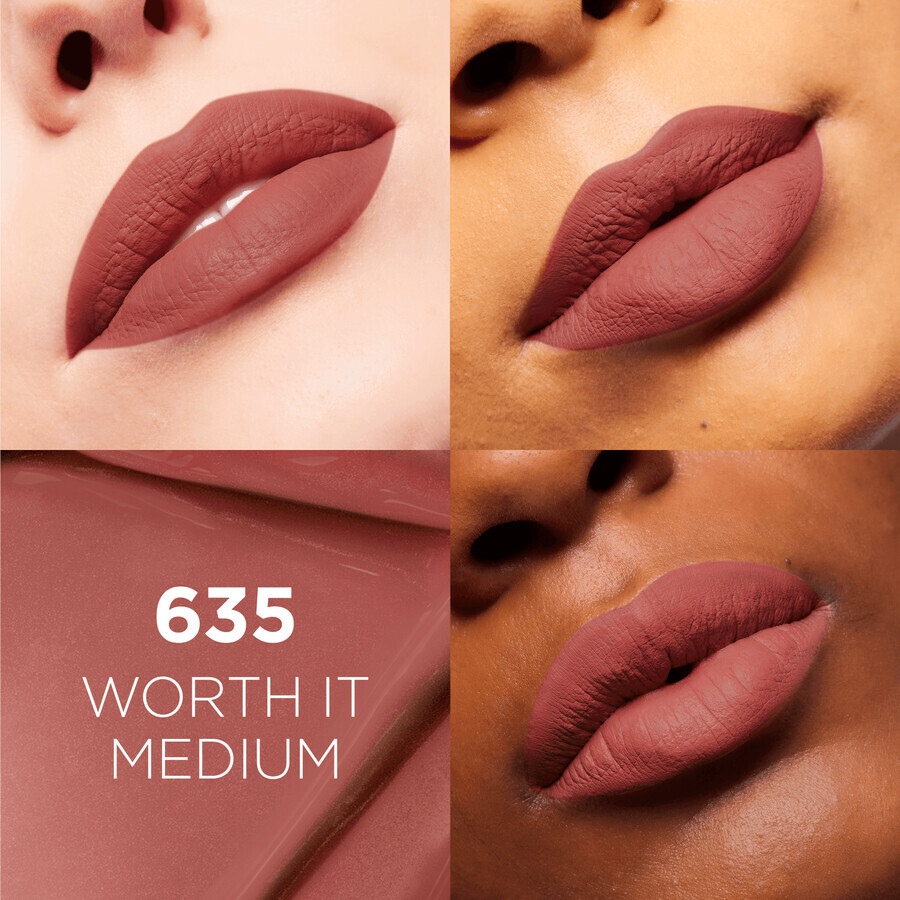 L'Oréal Paris Infaillible Matte Resistance 635 Worth It Medium Ruj, 5 ml