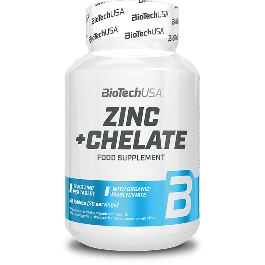 BiotechUSA Zinc + Chélate 60 gélules