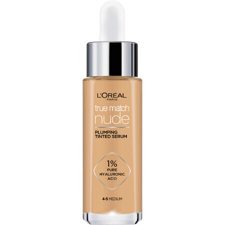 L'Oréal Paris True Match Suero de Maquillaje Nude 4-5 Medium 30 ml